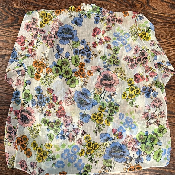 Alexis Wrap Tie Blouse, Size Large (150) - Picture 8 of 10